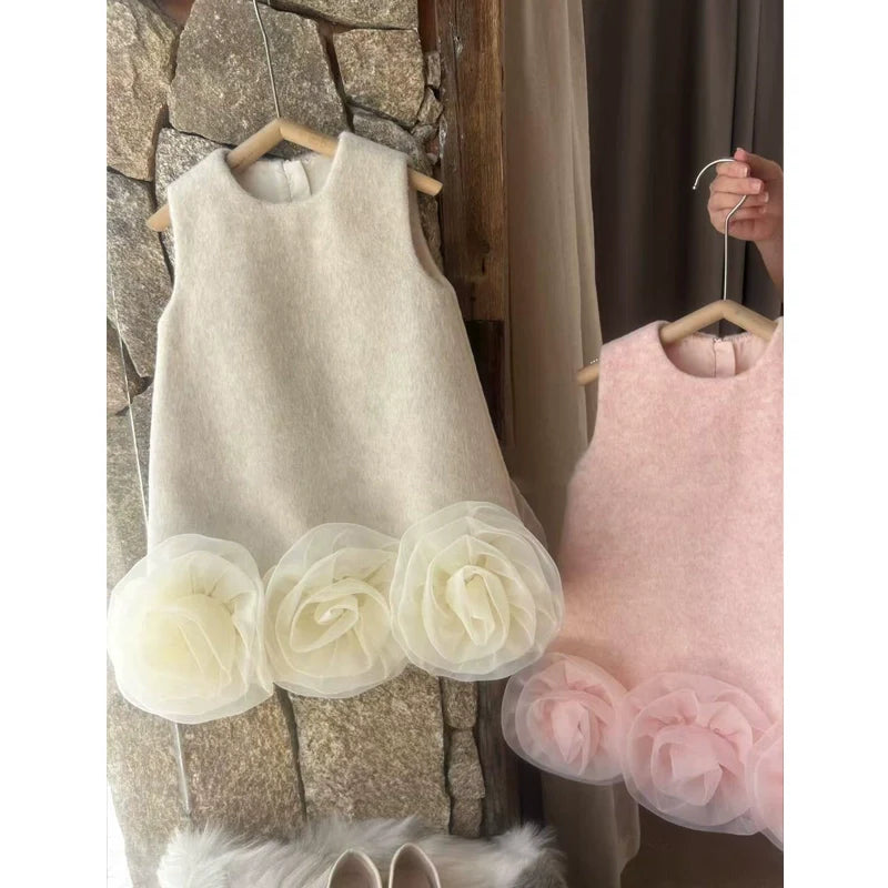 Girls Elegant Birthday Dress Girls Comfortable Dress