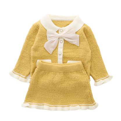 Girls Casual Comfortable Outfit Girls Fall Outfit Two-Piece Set