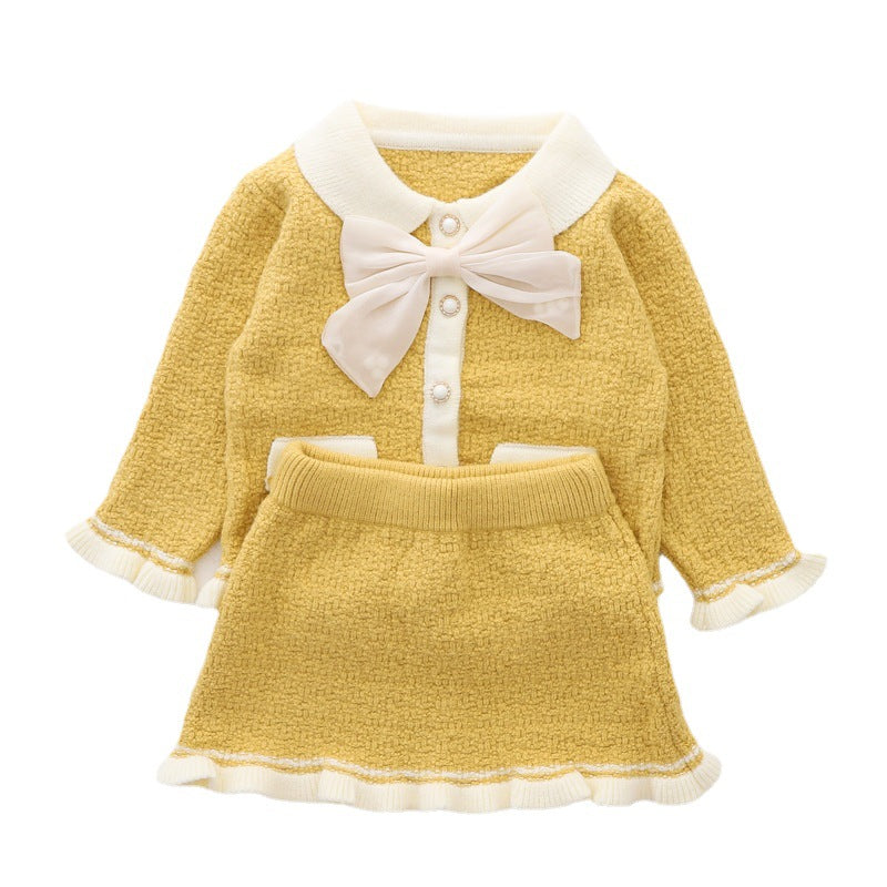 Girls Casual Comfortable Outfit Girls Fall Outfit Two-Piece Set