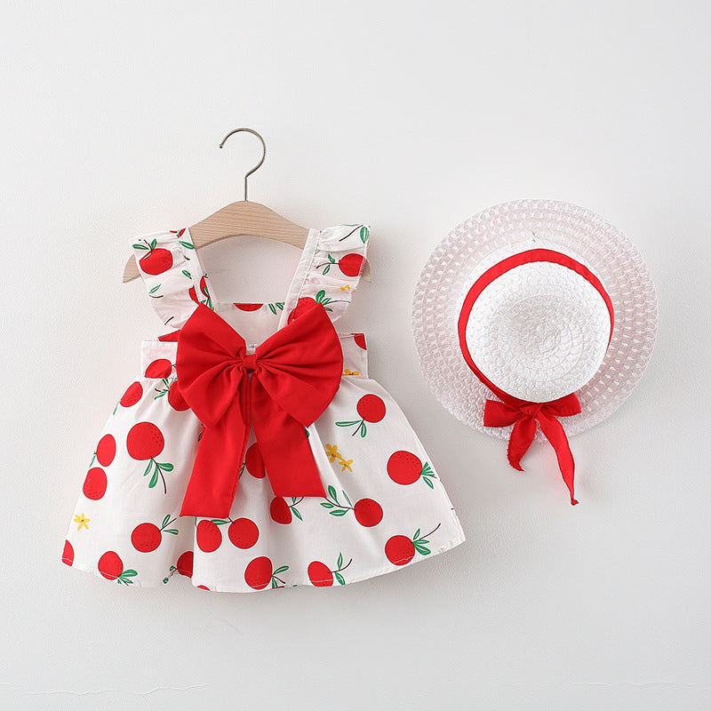 Girls Casual Summer Dress Girls Beach Party Dress