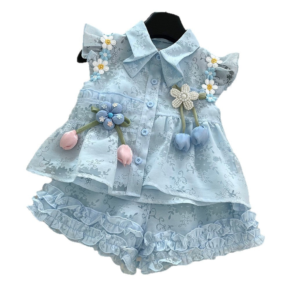 Girls Summer Holiday Outfit Girls Summer Beach Outfit Two-piece set
