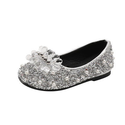 Cute Girls  Beauty Pageant Sequins Princess Shoes