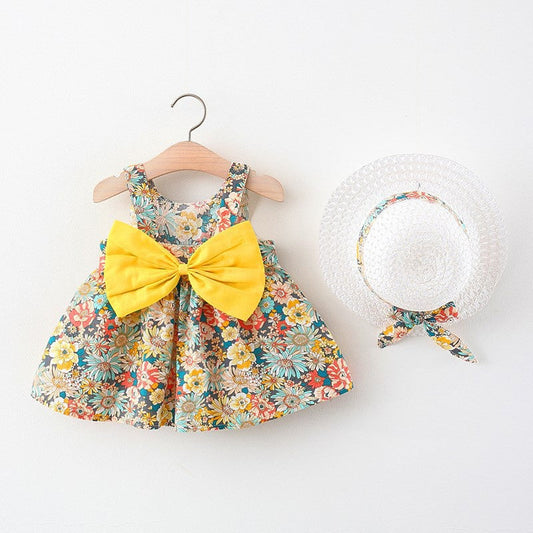 Girl Cute Beach Dress Baby Floral Holiday Dress