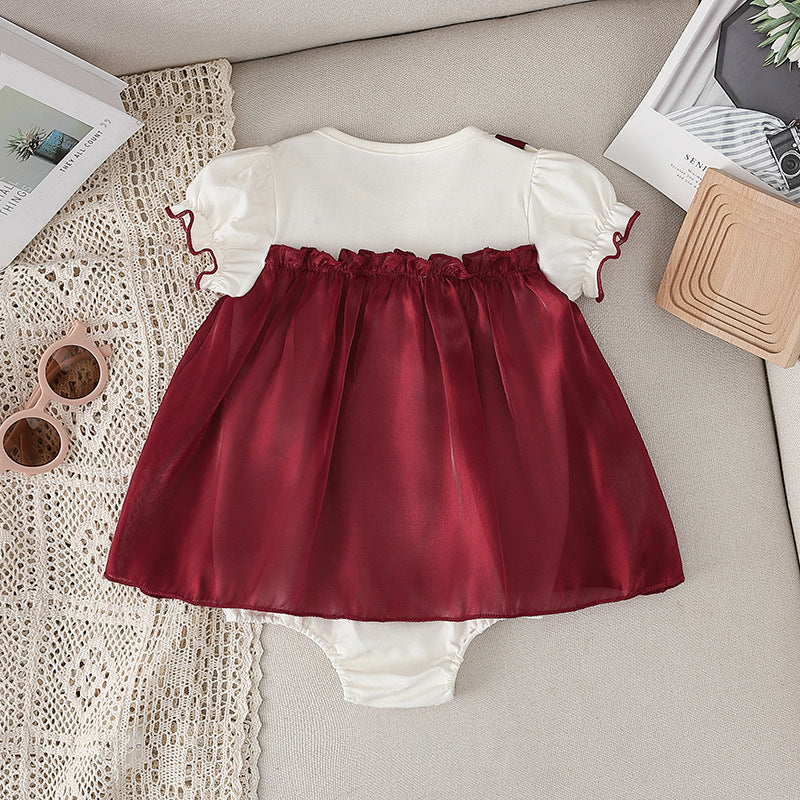 Girls Summer Holiday Dress Girls Cute Resort Dress
