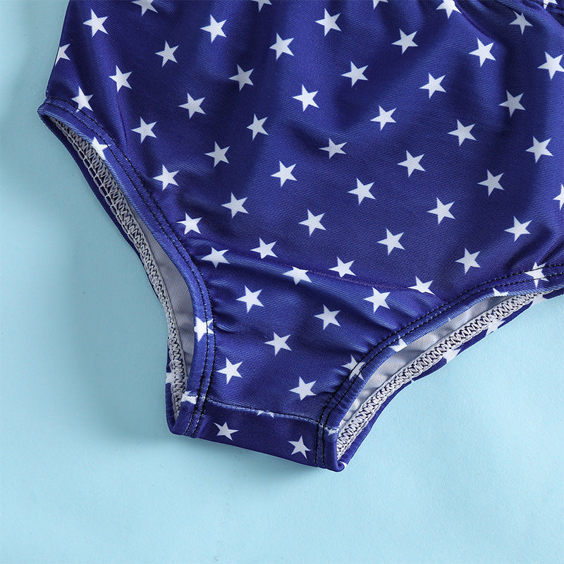 Girls Summer Bow Mermaid Swimsuit