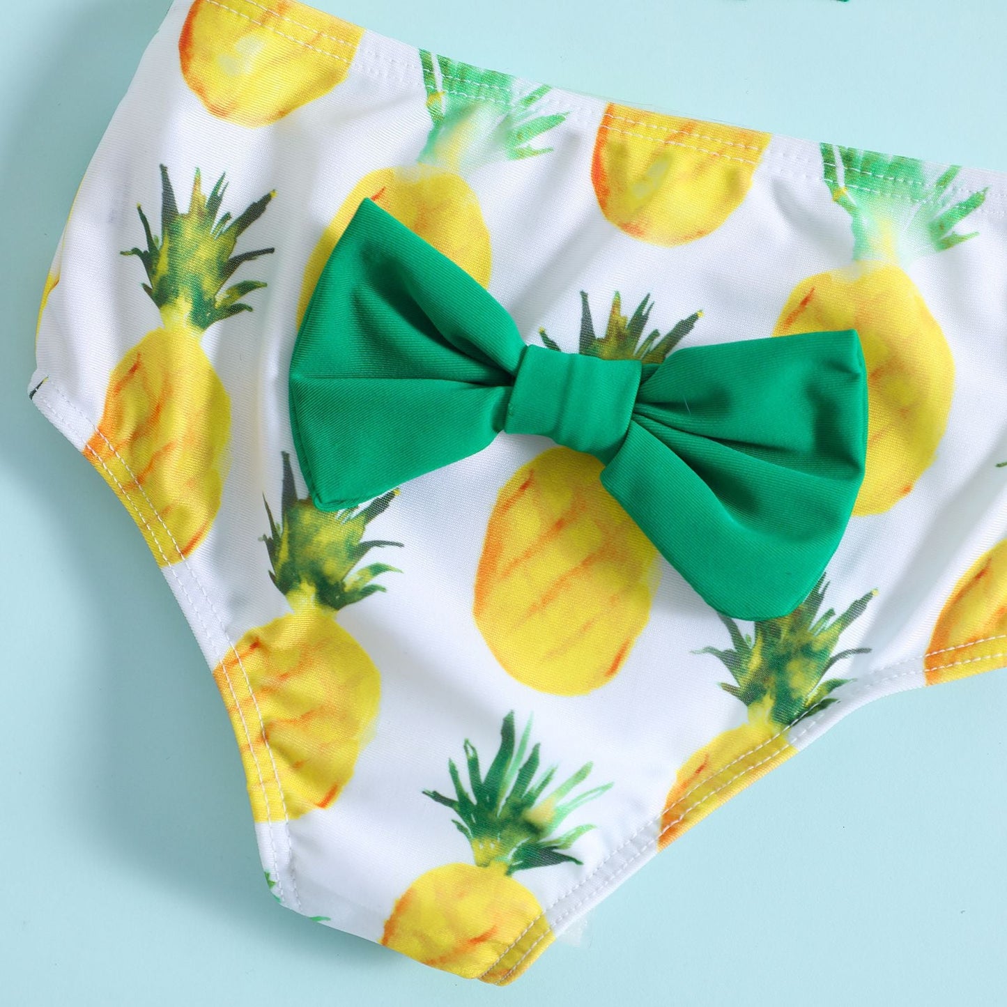 Baby Girls Swimsuit Set Cute Bikini 3-piece Bow Swimsuit