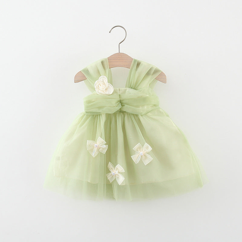 Girls Floral Beach Dress Girls Summer Holiday Dress
