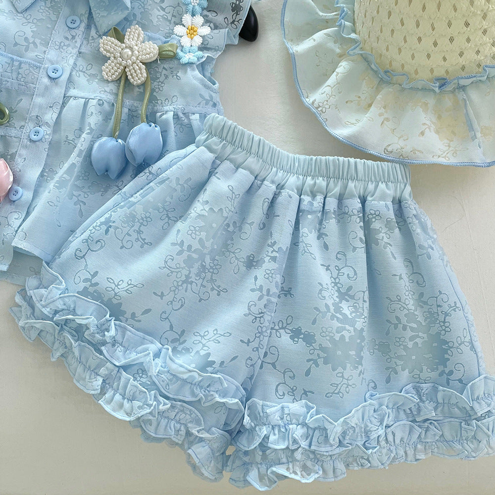 Girls Summer Holiday Outfit Girls Summer Beach Outfit Two-piece set