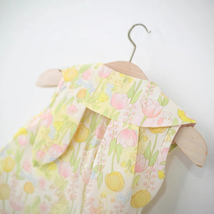 Girls Summer Holiday Dress Girls Floral Vacation Dress