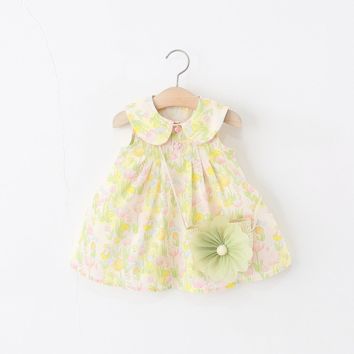 Girls Summer Holiday Dress Girls Floral Vacation Dress