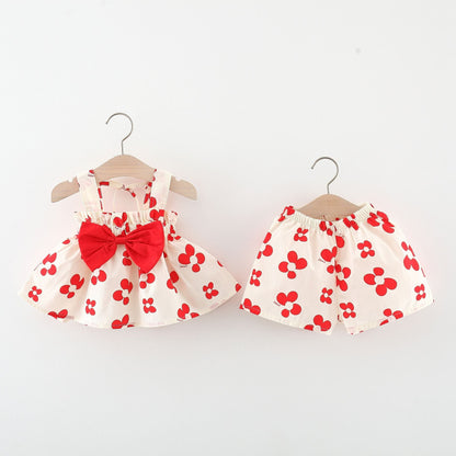 Girls Summer Vacation Outfit Girls Resort Outfit Two-Piece Set