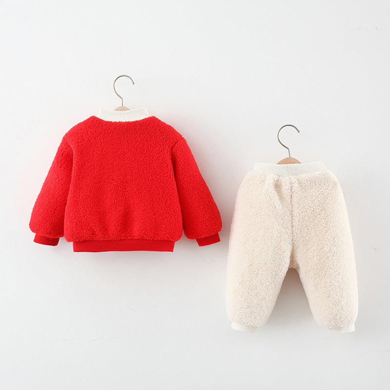 Girl Fall Long Sleeve Outfits Girls Comfortable Two-piece Set