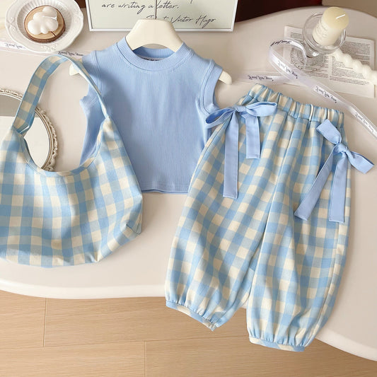 Girls Summer Holiday Outfit Girls Summer Beach Outfit Two-piece Suit