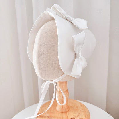 Baby White Birthday Princess Hat Girl Bowknot Cute Hat