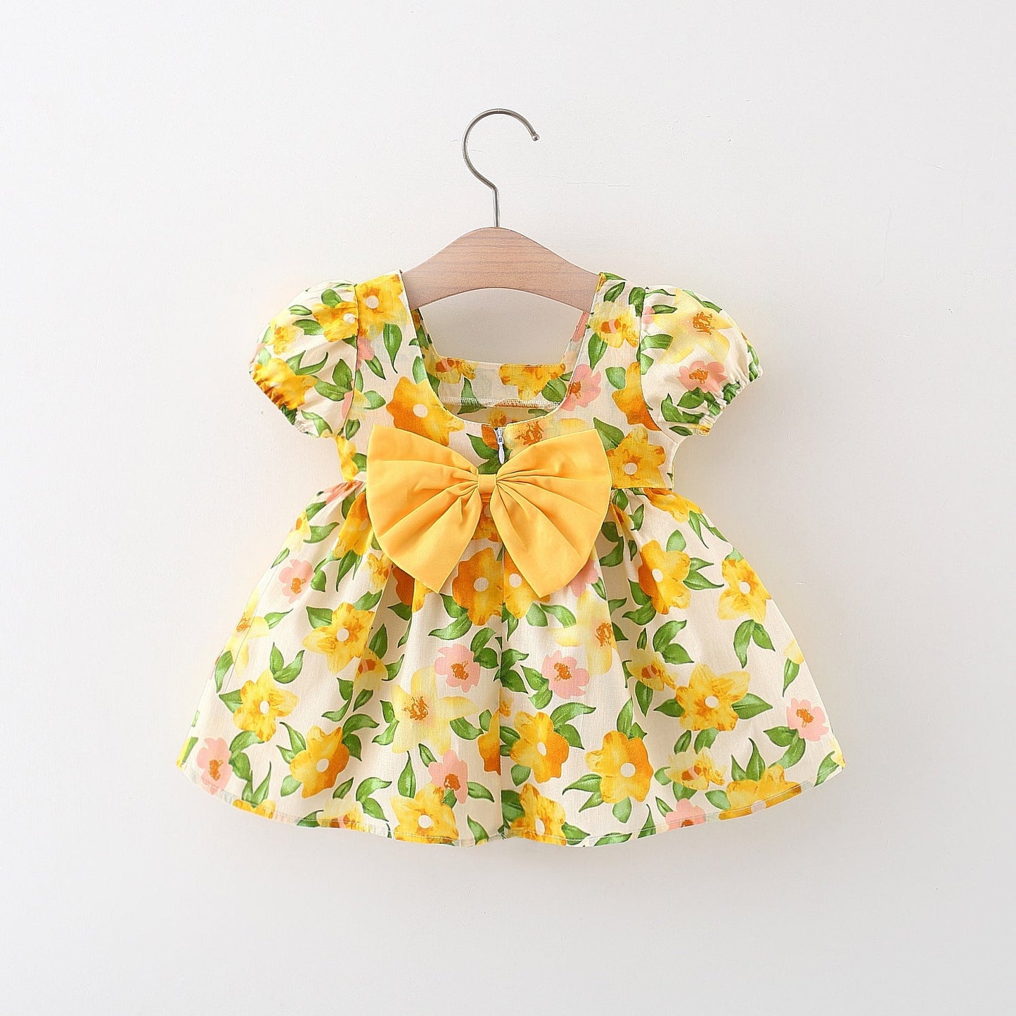 Girls Preppy Dress Girls Summer Holiday Beach Dress