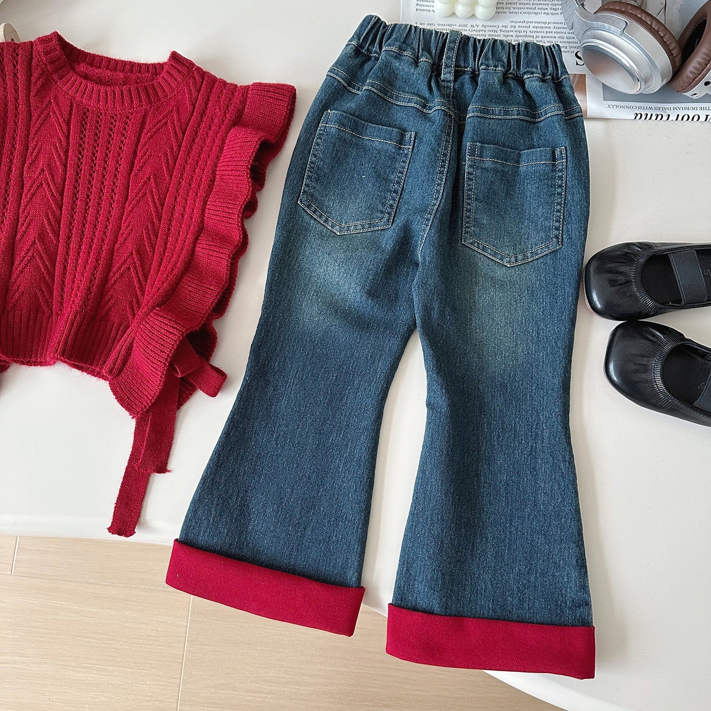 Girls Casual Outfit Girls Back to School Outfit Three-Piece Set