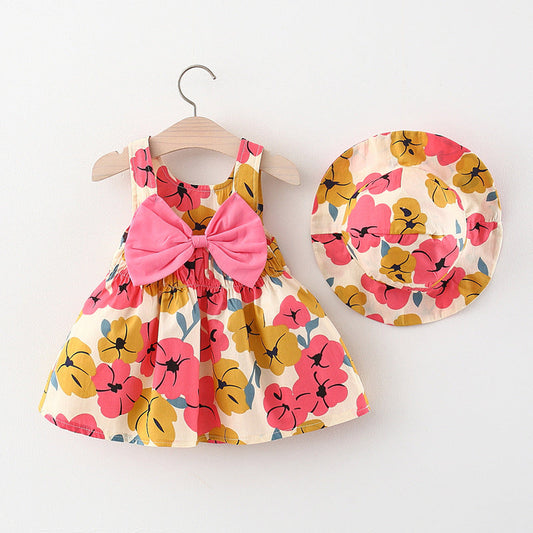 Girls Floral Vacation Dress Girls Beach Dress