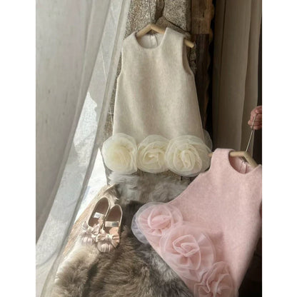 Girls Elegant Birthday Dress Girls Comfortable Dress