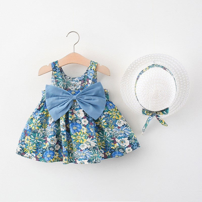 Girl Cute Beach Dress Baby Floral Holiday Dress