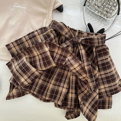 Girls Back to School Outfit Girls Summer Vacation Outfit Two-piece Set