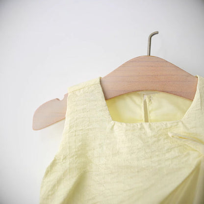 Girls Back to School Dress Girls Summer Vacation Dress