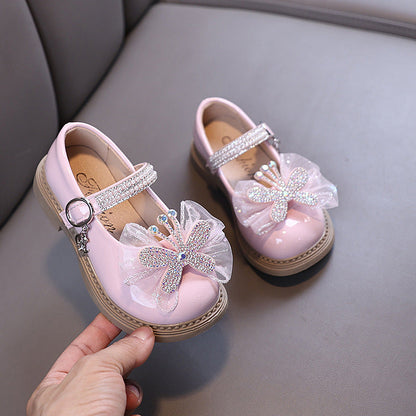 New Baby Girl Rhinestone Princess Shoes