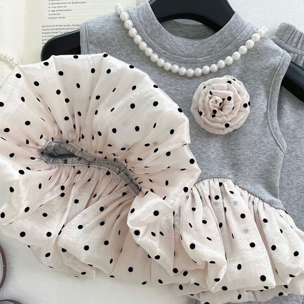 Girls Summer Vacation Outfit Girls Back to School Outfit Two-Piece Set
