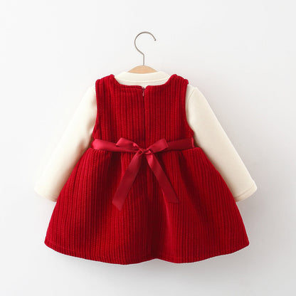 Girls Autumn School Dress Girls Elegant Dress