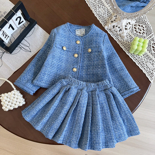 Girls Cute Birthday Outfit Girls Princess Outfit Two-piece Set