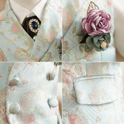 Boy Summer Birthday Wedding Formal Suit Set