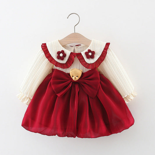 Girls Autumn School Dresses Girls Elegant School Dresses