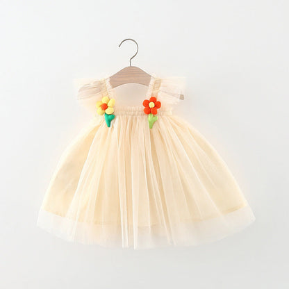 Girls Vacation Princess Dress Girls Resort Dress