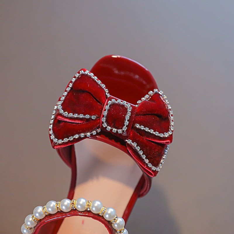 Girls' Soft-soled Non-slip Princess Shoes