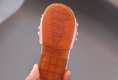 Children's Bead Beach Shoes Slippers