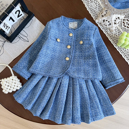 Girls Cute Birthday Outfit Girls Princess Outfit Two-piece Set