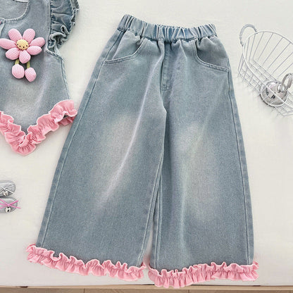 Girls Autumn Comfortable Outfit Girls Fall Elegant Outfit Three-Piece Set