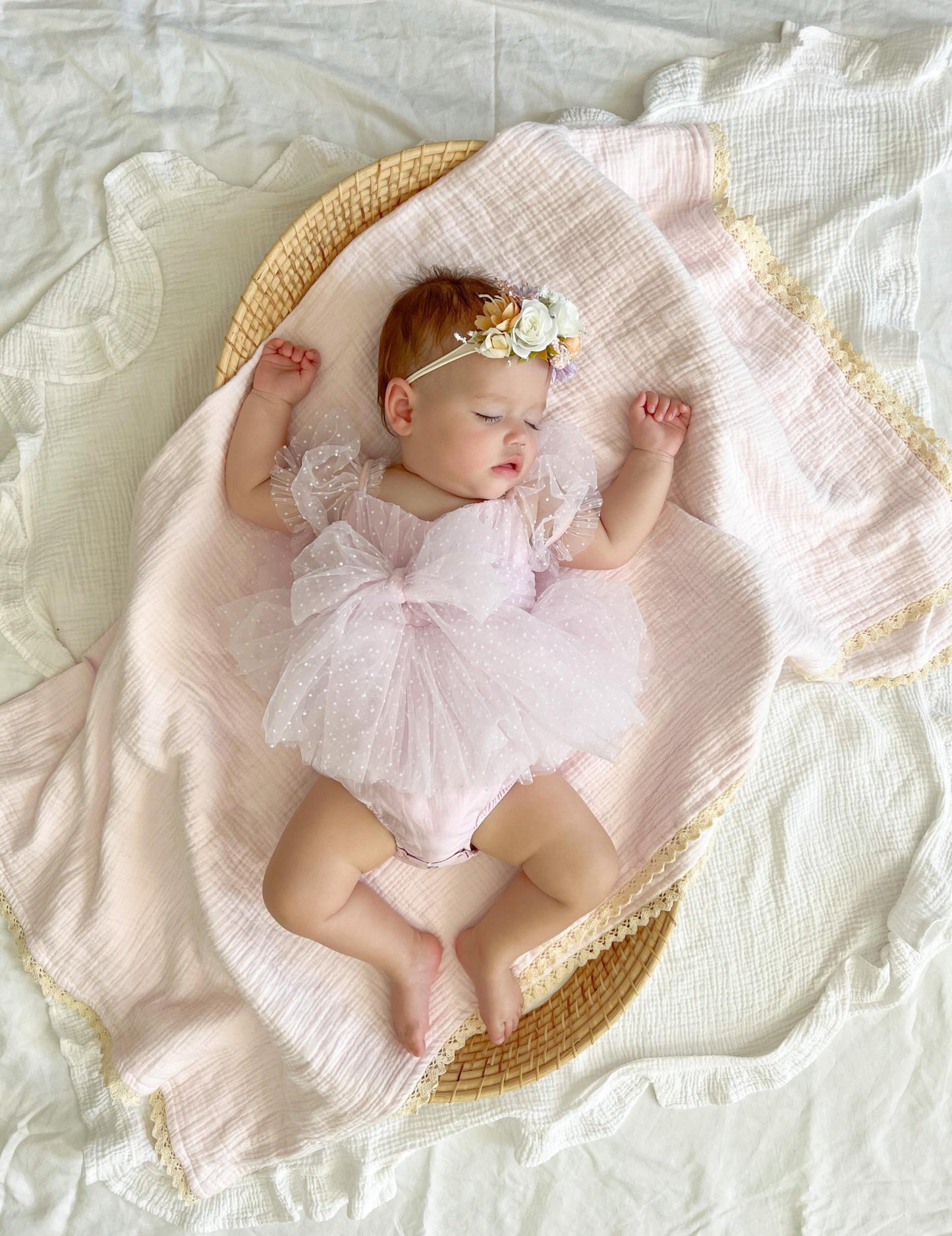 Tinkerbell Sweet Lilac Baby Girl Tulle Party Romper