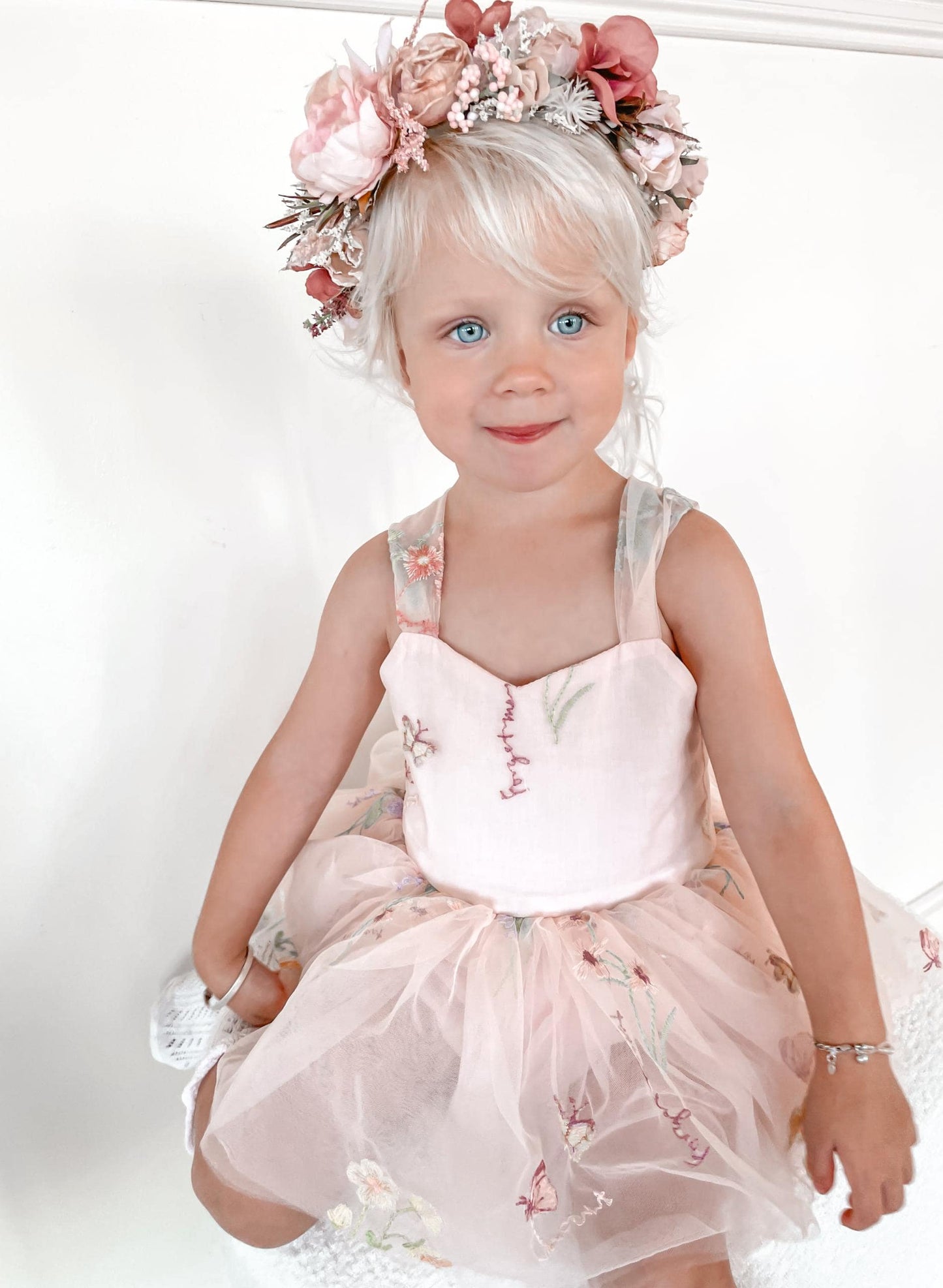 Sugar Plum Heavenly Pink Baby Girl Tulle Party Romper