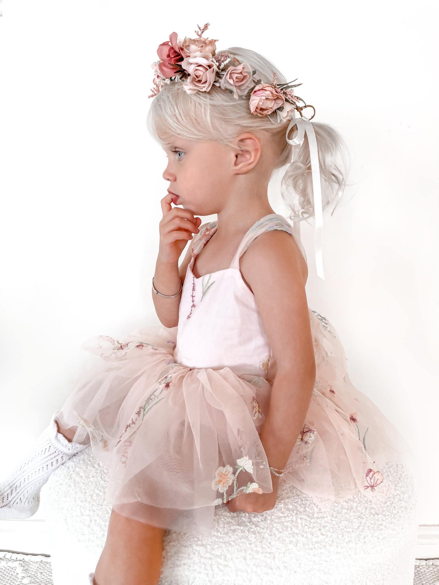 Sugar Plum Heavenly Pink Baby Girl Tulle Party Romper