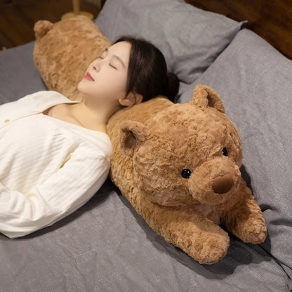 Long Fluffy Bear Snuggle Buddy Plushies
