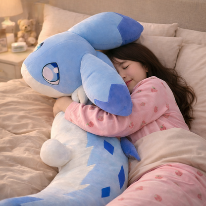 Sofi the Long Kawaii Baby Blue Dragon Plushie