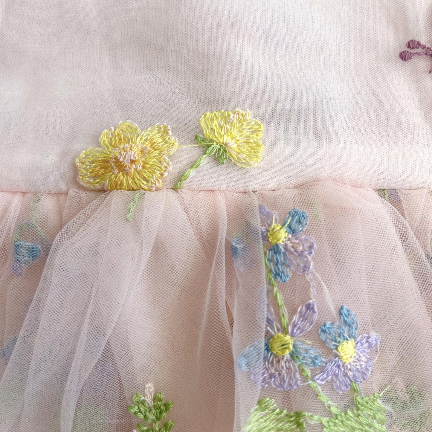 Sugar Plum Heavenly Pink Baby Girl Tulle Party Romper