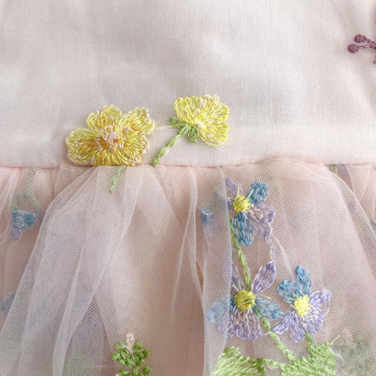 Sugar Plum Heavenly Pink Baby Girl Tulle Party Romper