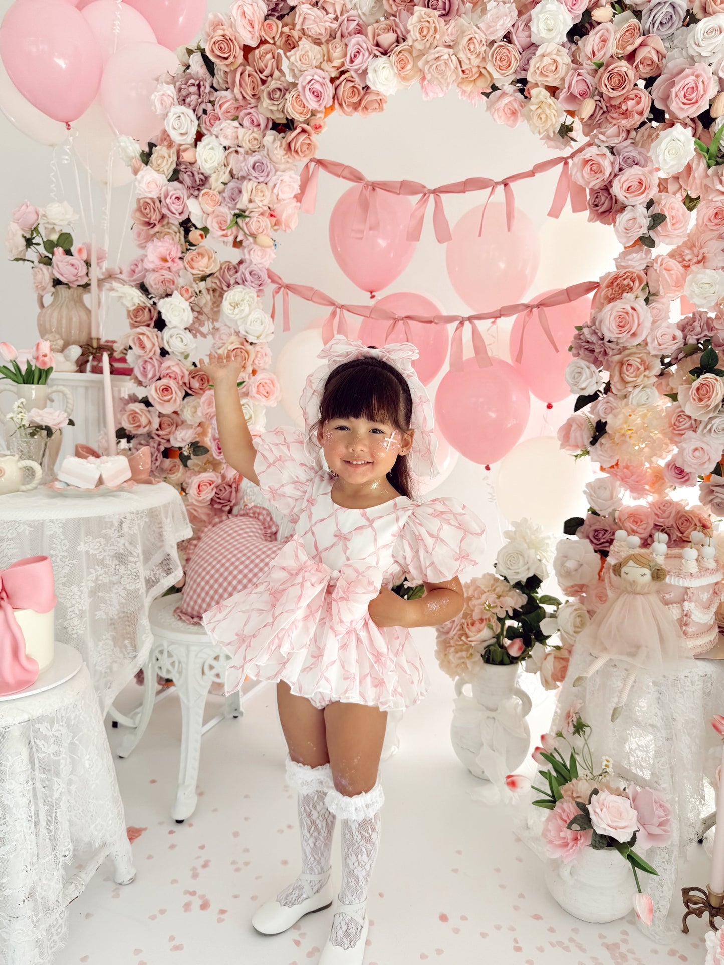 Pretty In Pink Organza Baby Girl Party Romper