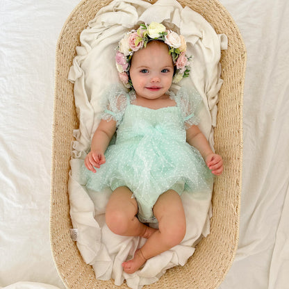 Tinkerbell Peppermint Baby Girl Tulle Party Romper