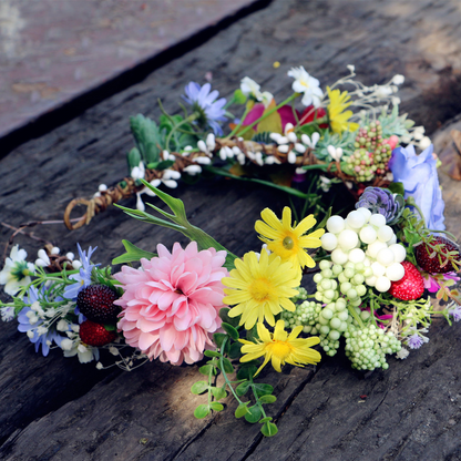 Handmade Flower Wreath