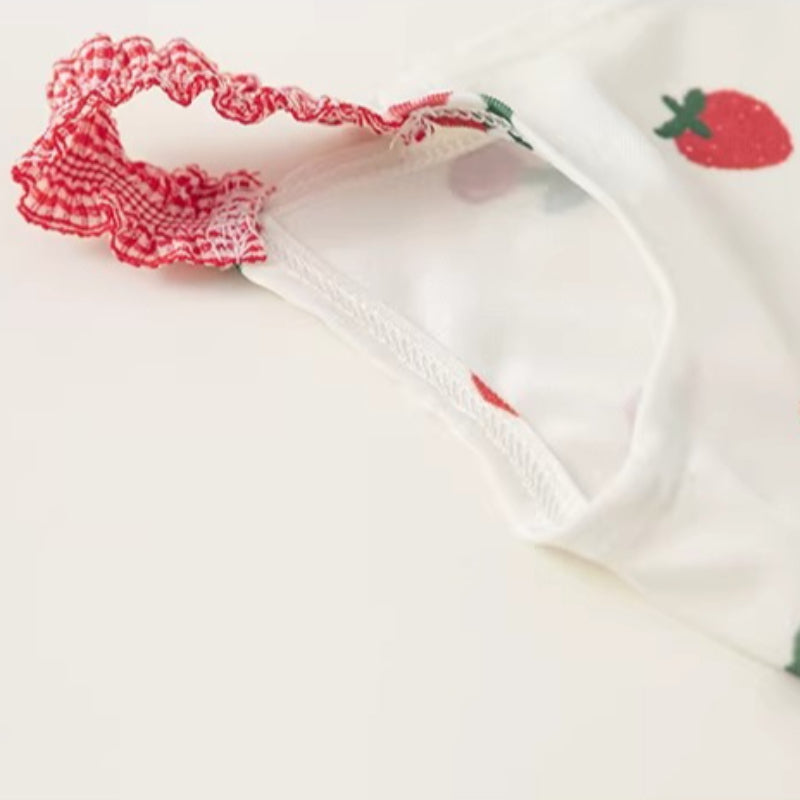 New Summer Girls' Printed Two-piece Swimsuit