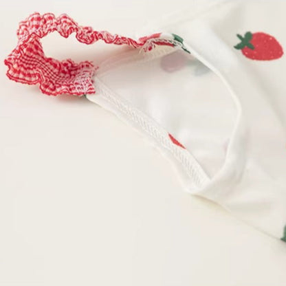 New Summer Girls' Printed Two-piece Swimsuit