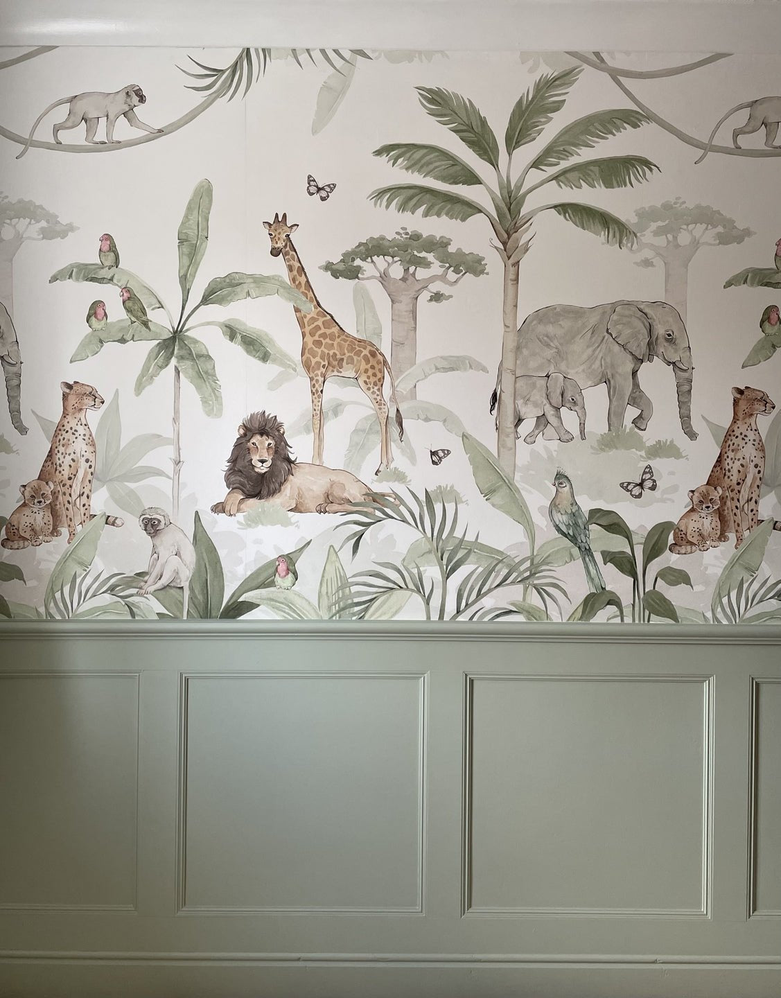 African Safari Mural