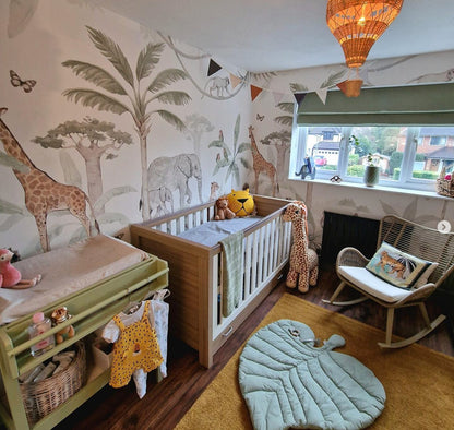 African Safari Mural